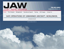 Tablet Screenshot of justaeroworks.com